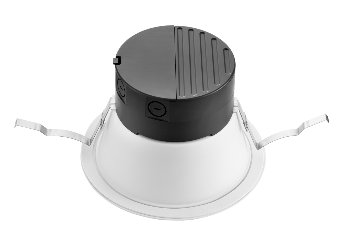 UVC 8” Round Recessed Downlight w/ Integral Jbox Blue Halo Lighting